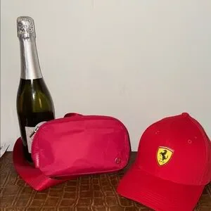 Ferrari Red Cap and Bag Set Magic ? woman ?? FREEDOM set FERRARI 499P LE MANS WINNING CAR #51 DRIVERS CAP | ONE SIZE  main image 3